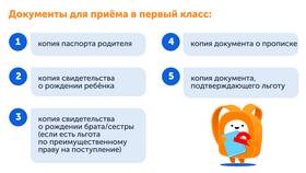 Как подать документы в первый класс в МТС