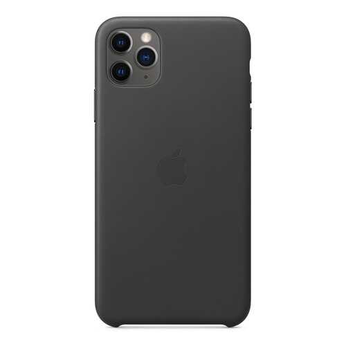 Чехол Apple для iPhone 11 Pro Max Leather Case - Black в МТС