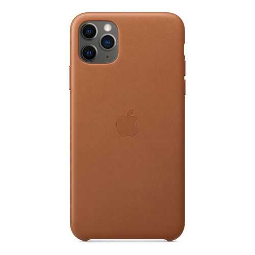 Чехол Apple для iPhone 11 Pro Max Leather Case - Saddle Brown в МТС