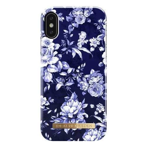 Чехол Apple iDea Sailor Blue Bloom для iPhone X синий IDFCS18-I8-69 в МТС