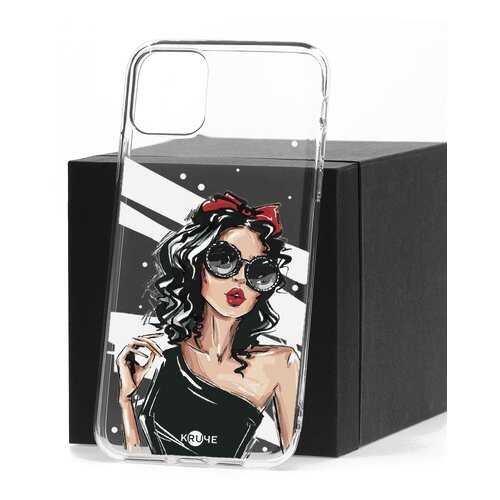 Чехол Apple iPhone 11 Kruche Print Фэшн леди в МТС