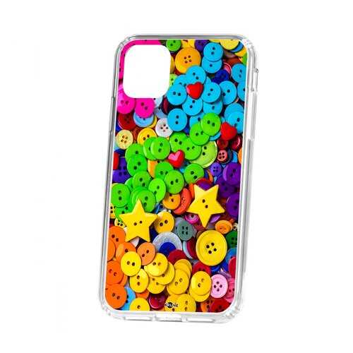 Чехол Apple iPhone 11 Kruche Print Пуговки в МТС