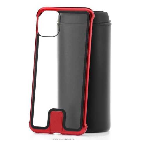 Чехол Apple iPhone 11 Pro Max Kruche Push-pull Frameless Red в МТС