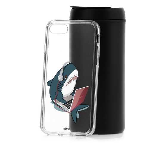 Чехол Apple iPhone 7 Kruche Print Акула в МТС
