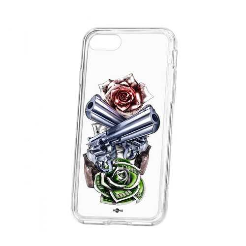 Чехол Apple iPhone 7 Kruche Print Карты деньги 2 ствола в МТС