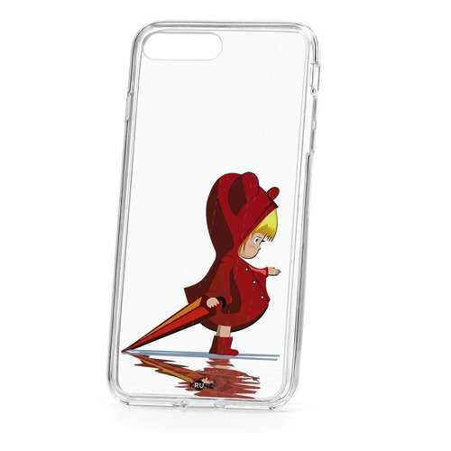 Чехол Apple iPhone 7 Plus Kruche Print Девочка с зонтом в МТС