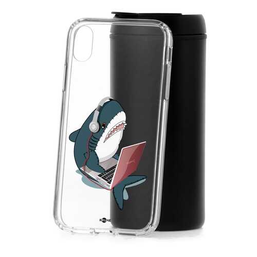 Чехол Apple iPhone XR Kruche Print Акула в МТС