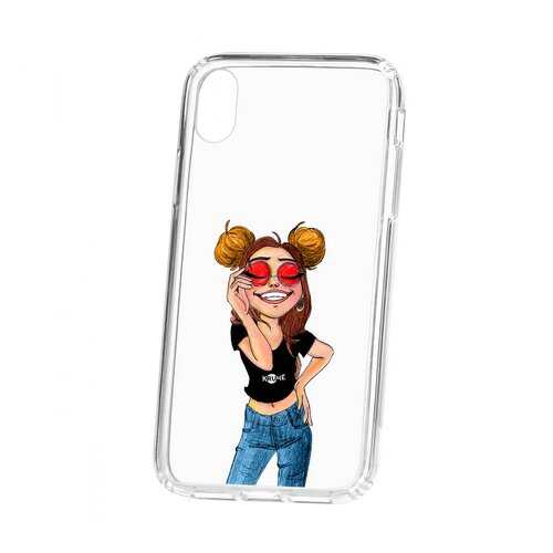 Чехол Apple iPhone XR Kruche Print Smiling в МТС
