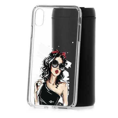 Чехол Apple iPhone XS Max Kruche Print Фэшн леди в МТС