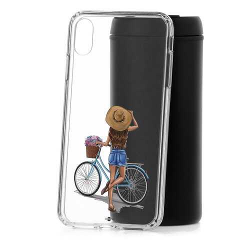 Чехол Apple iPhone XS Max Kruche Print Велосипедная прогулка в МТС