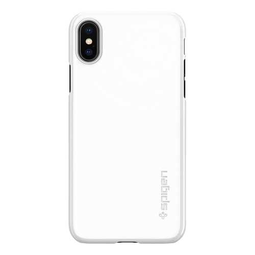 Чехол Apple Spigen Thin Fit для iPhone X White 057CS22112 в МТС