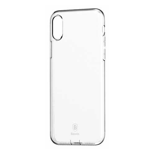 Чехол Baseus Simple Series Case Pluggy (ARAPIPHX-A02) для iPhone X (Transparent) в МТС