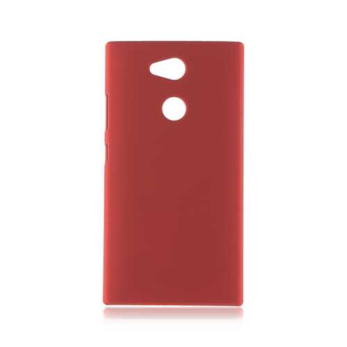 Чехол Brosco Soft-touch для Sony Xperia L2, красный в МТС