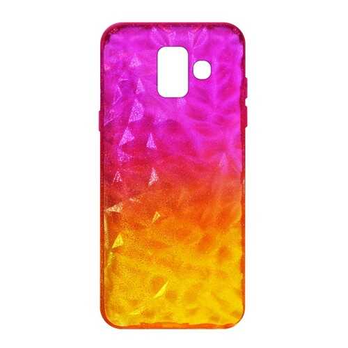 Чехол Crystal Krutoff для Samsung Galaxy A6 (SM-A600) Yellow/Blue в МТС