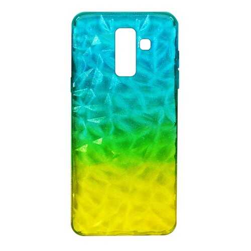 Чехол Crystal Krutoff для Samsung Galaxy A6+ (SM-A605) Yellow/Blue в МТС
