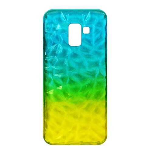 Чехол Crystal Krutoff для Samsung Galaxy A8+ (SM-A730) Yellow/Blue в МТС