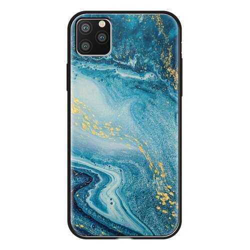 Чехол Deppa Glass Case для Apple iPhone 11 Pro Max Blue Agate в МТС