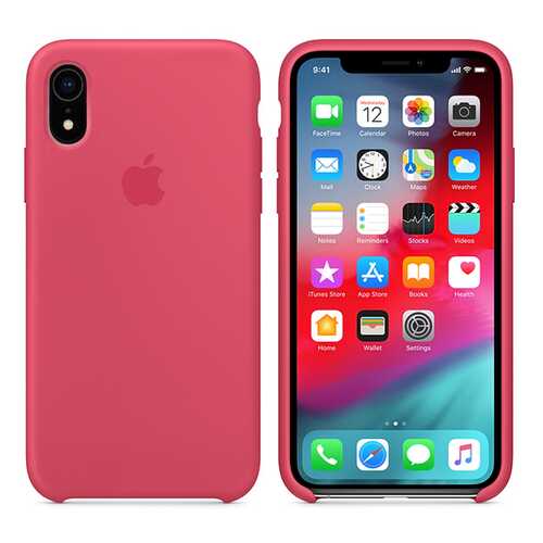 Чехол для Apple iPhone XR Silicone Case Hibiscus цвет Гибискус (MWB1DFE/A) в МТС