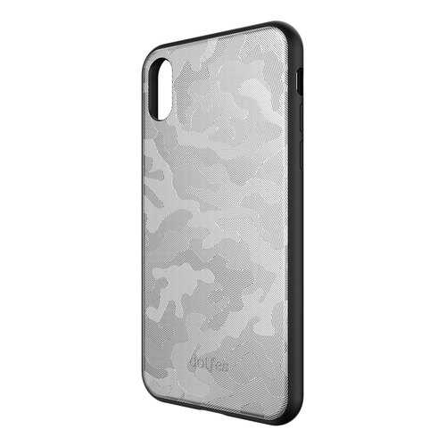 Чехол Dotfes G07 Camouflage Style Case для iPhone XS Max (silver) в МТС
