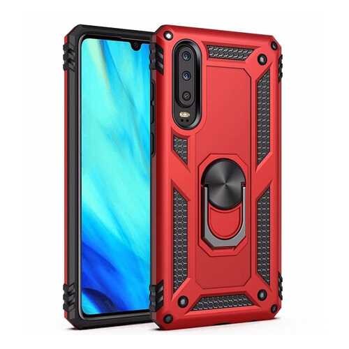 Чехол Epik Serge Ring для Huawei P30 Red в МТС