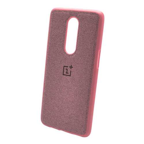 Чехол Fiber Logo для OnePlus 6 Maroon в МТС