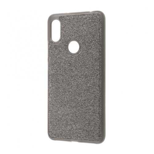 Чехол Fiber Logo для Xiaomi Redmi Note 6 Pro Grey в МТС