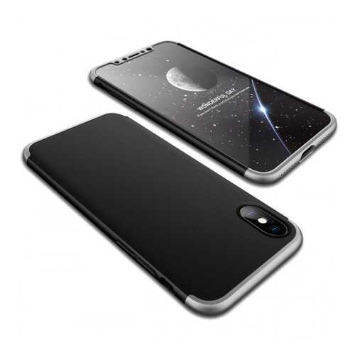 Чехол GKK LikGus для Apple iPhone X (5.8) Black/Silver в МТС