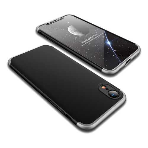 Чехол GKK LikGus для Apple iPhone XR Black/Silver в МТС