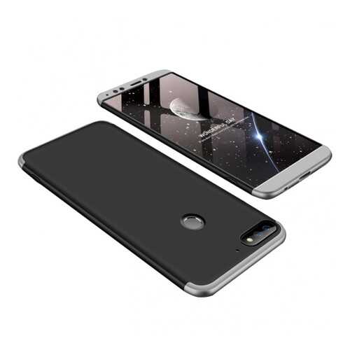 Чехол GKK LikGus для Huawei Honor 7A Pro/Y6 Prime 2018 Black/Silver в МТС