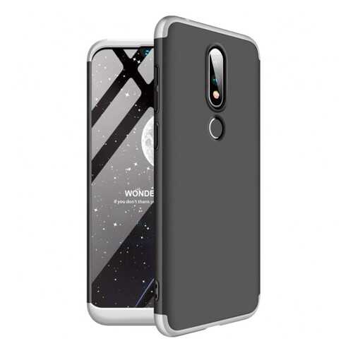 Чехол GKK LikGus для Nokia 6.1 Plus (Nokia X6) Black/Silver в МТС