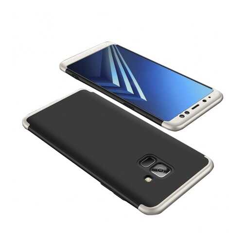 Чехол GKK LikGus для Samsung A530 Galaxy A8 (2018) Black/Silver в МТС