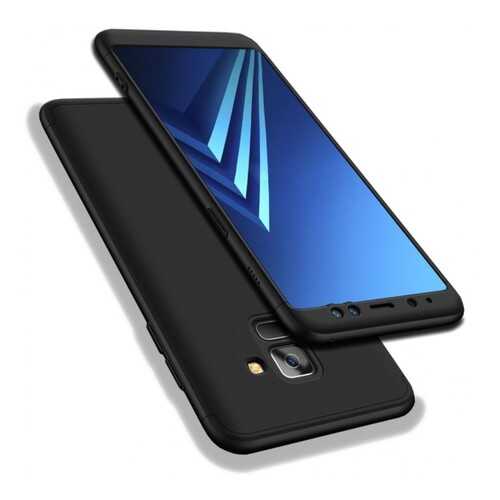 Чехол GKK LikGus для Samsung A730 Galaxy A8+ (2018) Black в МТС