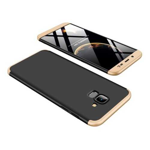Чехол GKK LikGus для Samsung J600F Galaxy J6 (2018) Black/Gold в МТС