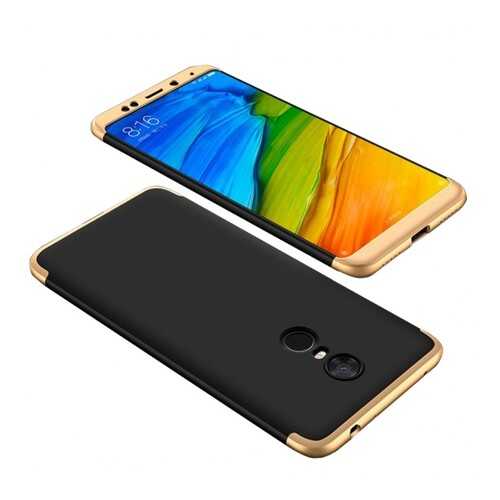 Чехол GKK LikGus для Xiaomi Redmi 5 Plus/Redmi Note 5 Black/Gold в МТС