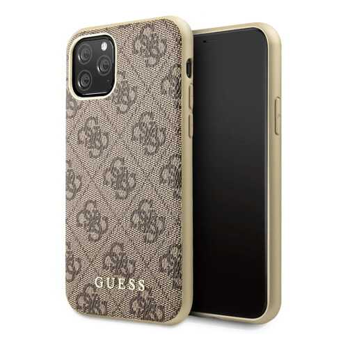 Чехол Guess 4G Collection Hard Brown для Apple iPhone 11 Pro в МТС