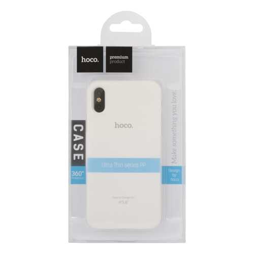 Чехол HOCO Thin Series Frosted Case для iPhone Xs Transparent в МТС