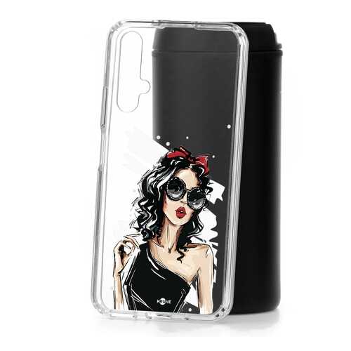 Чехол Huawei Honor 20 Kruche Print Фэшн леди в МТС