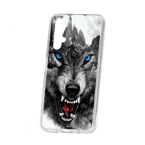 Чехол Huawei Honor 20 Kruche Print Волк в МТС