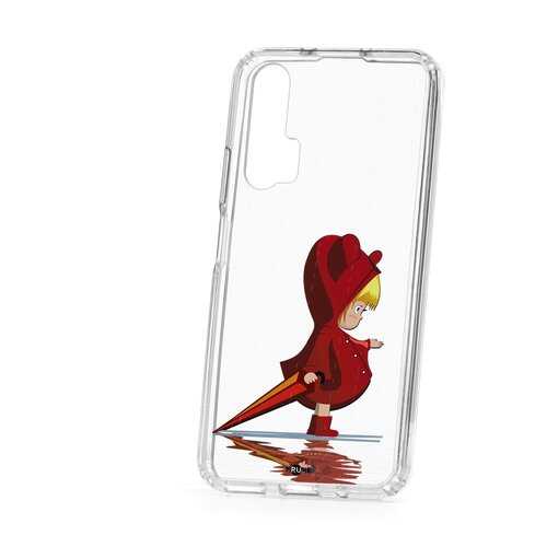 Чехол Huawei Honor 20 Pro Kruche Print Девочка с зонтом в МТС