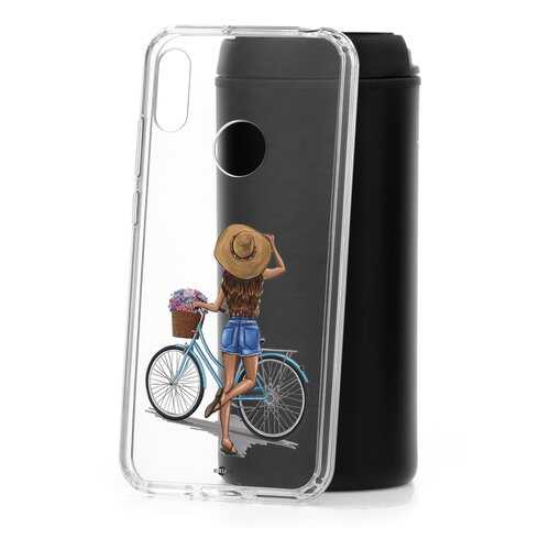Чехол Huawei Honor 8A Kruche Print Велосипедная прогулка в МТС