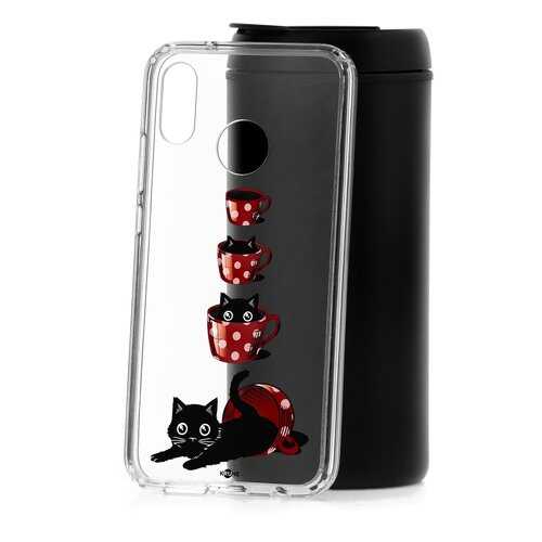 Чехол Huawei P20 Lite Kruche Print Котенок в чашке в МТС