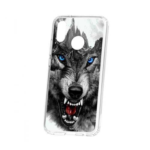 Чехол Huawei P20 Lite Kruche Print Волк в МТС