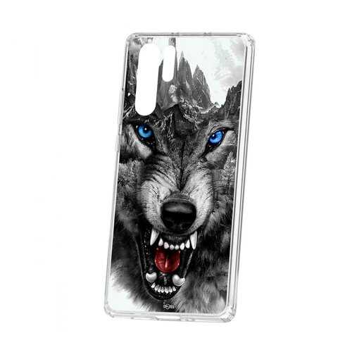 Чехол Huawei P30 Pro Kruche Print Волк в МТС