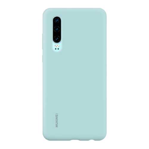 Чехол Huawei Silicon Car Case для Huawei P30 Light Blue в МТС