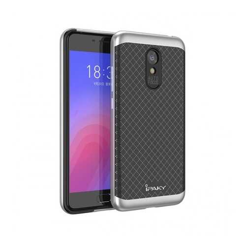 Чехол iPaky +PC для Meizu M6 Black/Silver в МТС