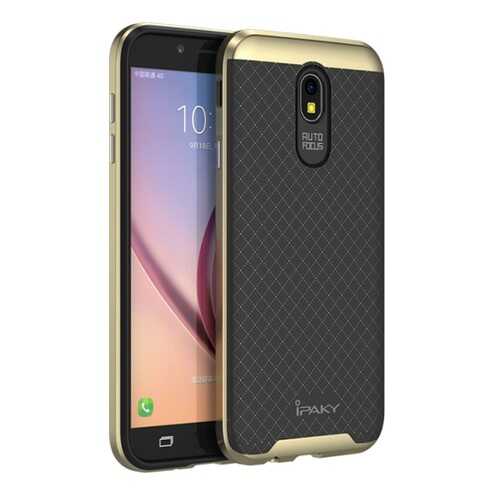 Чехол iPaky +PC для Samsung J730 Galaxy J7 (2017) Black/Gold в МТС