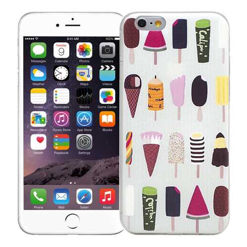 Чехол KAWAI для iPhone 6/6s Ассорти мороженое в МТС