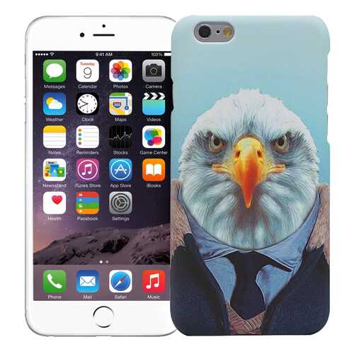 Чехол KAWAI для iPhone 6/6s Орел в костюме в МТС