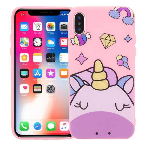 Чехол KAWAI для iPhone X/XSСпящий единорог в МТС