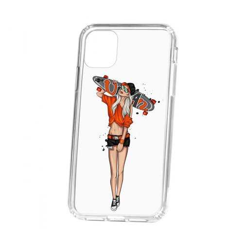 Чехол Kruche Apple iPhone 11 Print Лонгборд в МТС